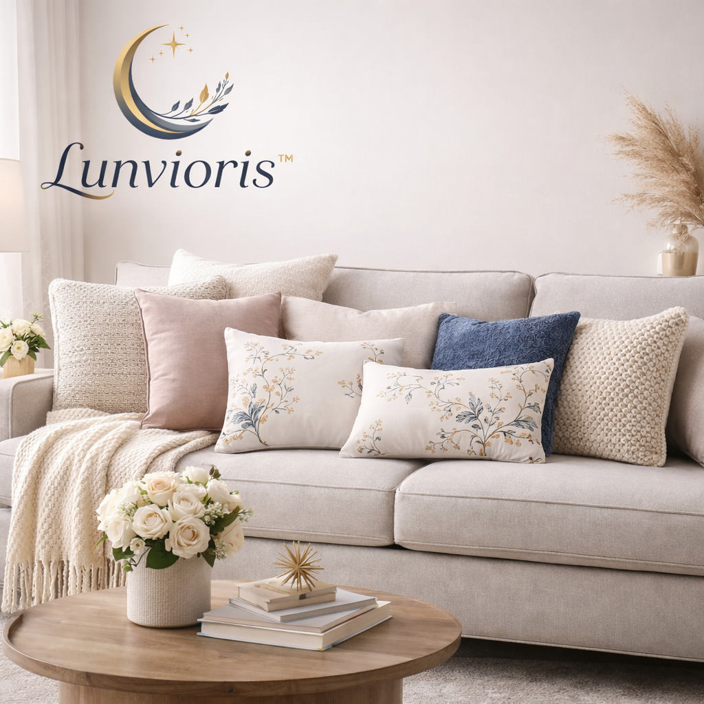 Lunvioris™ Botanical Bliss Throw Pillows