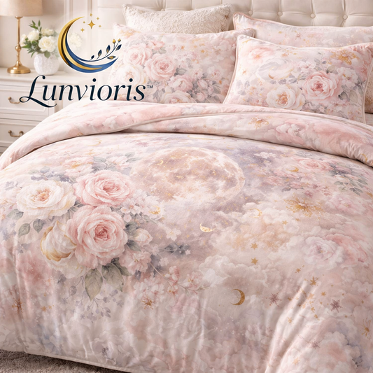 Lunvioris™ Enchanted Blossom Comforter Set
