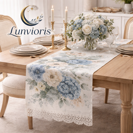 Lunvioris™ Elegant Bloom Table Runner