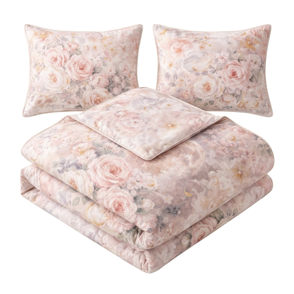 Lunvioris™ Enchanted Blossom Comforter Set